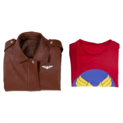 Captain Marvel Ms. Marvel Carol Danvers Veste Cosplay Costume -Cosplay Captain Marvel Ms. Marvel Carol Danvers Veste Cosplay Costume 8