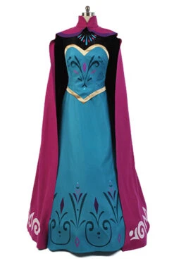 La Reine Des Neiges 1 Frozen 1 Elsa Robe De Couronnement Cosplay Costume