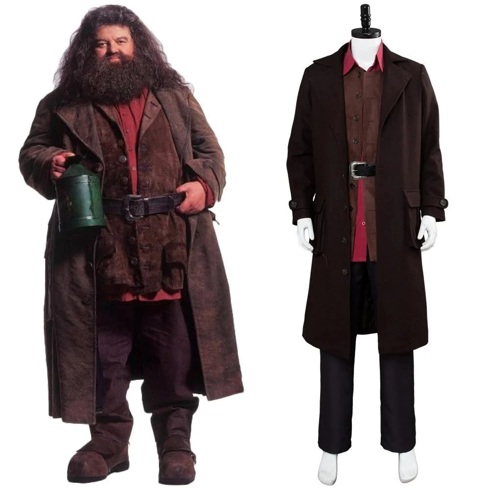 Harry Potter Rubeus Hagrid Cosplay Costume Halloween Carnaval 3 Harry Potter Rubeus Hagrid Cosplay Costume Halloween Carnaval