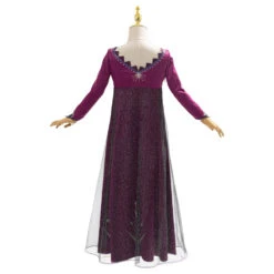 La Reine Des Neiges Frozen Elsa Robe Pourpre Robe Enfant Cosplay Costume -Cosplay LaReinedesneigesFrozenElsaRobePourpreRobeEnfantCosplayCostume 3