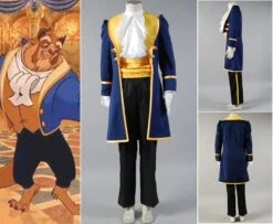 La Belle Et La Bête Prince Adam Cosplay Costume