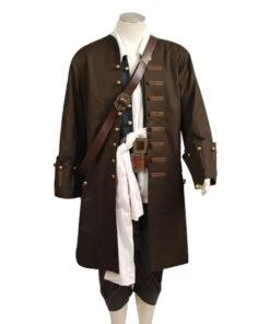 Film Pirates Of The Caribbean Pirates Des Caraïbes Jack Sparrow Uniforme Cosplay Costume