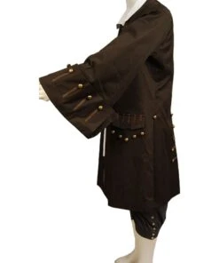 Film Pirates Of The Caribbean Pirates Des Caraïbes Jack Sparrow Uniforme Cosplay Costume -Cosplay Pirates des Caraibes Jack Sparrow Uniforme Cosplay Costume 2