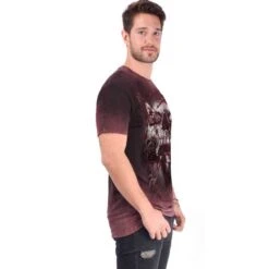 T-shirt ALCHEMY ENGLAND 'pentafixion' 7 T-shirt ALCHEMY ENGLAND 'pentafixion' -Cosplay aea man t shirt pentafixion retro stone wine2 900