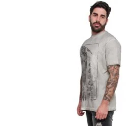 T-shirt ALCHEMY ENGLAND 'stone Reaper' -Cosplay aea man t shirt stone reaper oil dye bright grey2 900