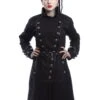 Manteau POIZEN INDISTRIES 'althea' -Cosplay althea coat black chemical black 1 900