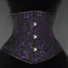 Serre-taille Gothique Brocarde Violet -Cosplay amethyst waist cincher 1 900