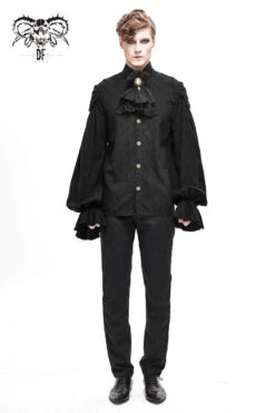 Jabot De Chemise Noir DEVIL FASHION -Cosplay as0681 900