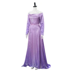 La Reine Des Neiges Frozen 2 Elsa Robe Violet Cosplay Costume -Cosplay b876b563c4e77fe85343b118a6f1ac34