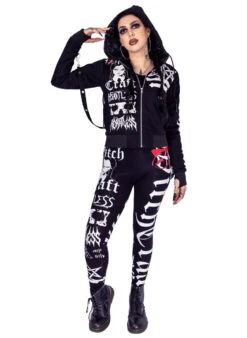 Veste Wednesday HEARTLESS 'Bitch Craft' 13 Veste Wednesday HEARTLESS 'Bitch Craft' -Cosplay bitch craft jacket black heartless 6 900