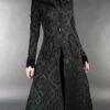 Manteau DRACULA CLOTHING 'Ives Coat' -Cosplay black brocade long ives coat 11 900