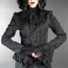 Chemisier Baroque Noir -Cosplay brocade cravat blouse 10 900
