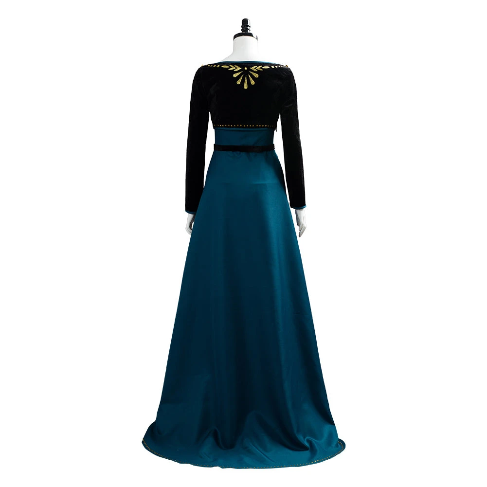 La Reine Des Neiges 2 Frozen 2 Anna Corronnement Robe Cosplay Costume 9 La Reine Des Neiges 2 Frozen 2 Anna Corronnement Robe Cosplay Costume â Image 7