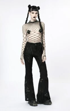 Haut Gothique En Tissu Mesh Grosses Mailles -Cosplay capture one catalog18881 900