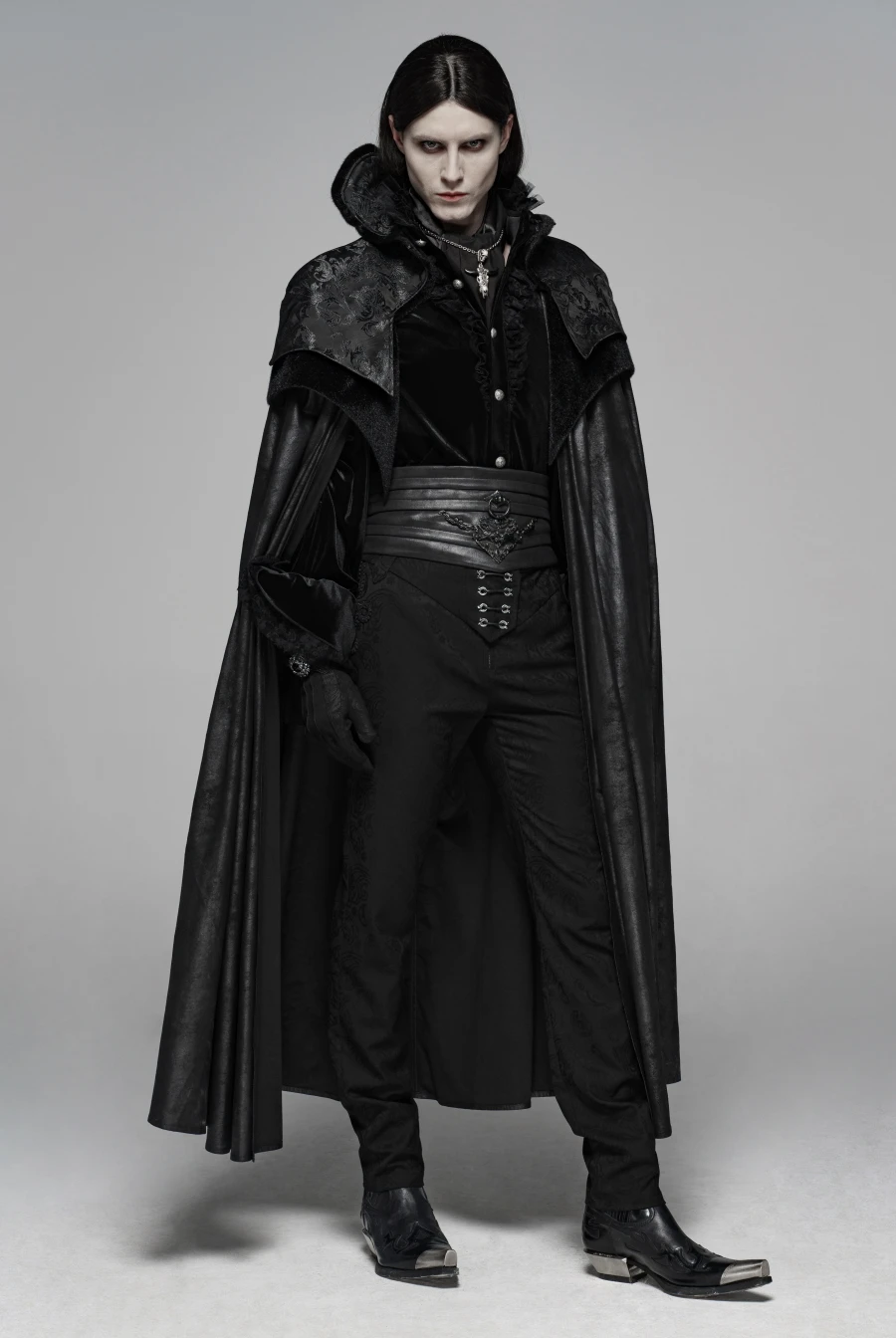 Cape Gothique Homme PUNK RAVE 'prince Haggar' 6 Cape Gothique Homme PUNK RAVE 'prince Haggar' – Image 4