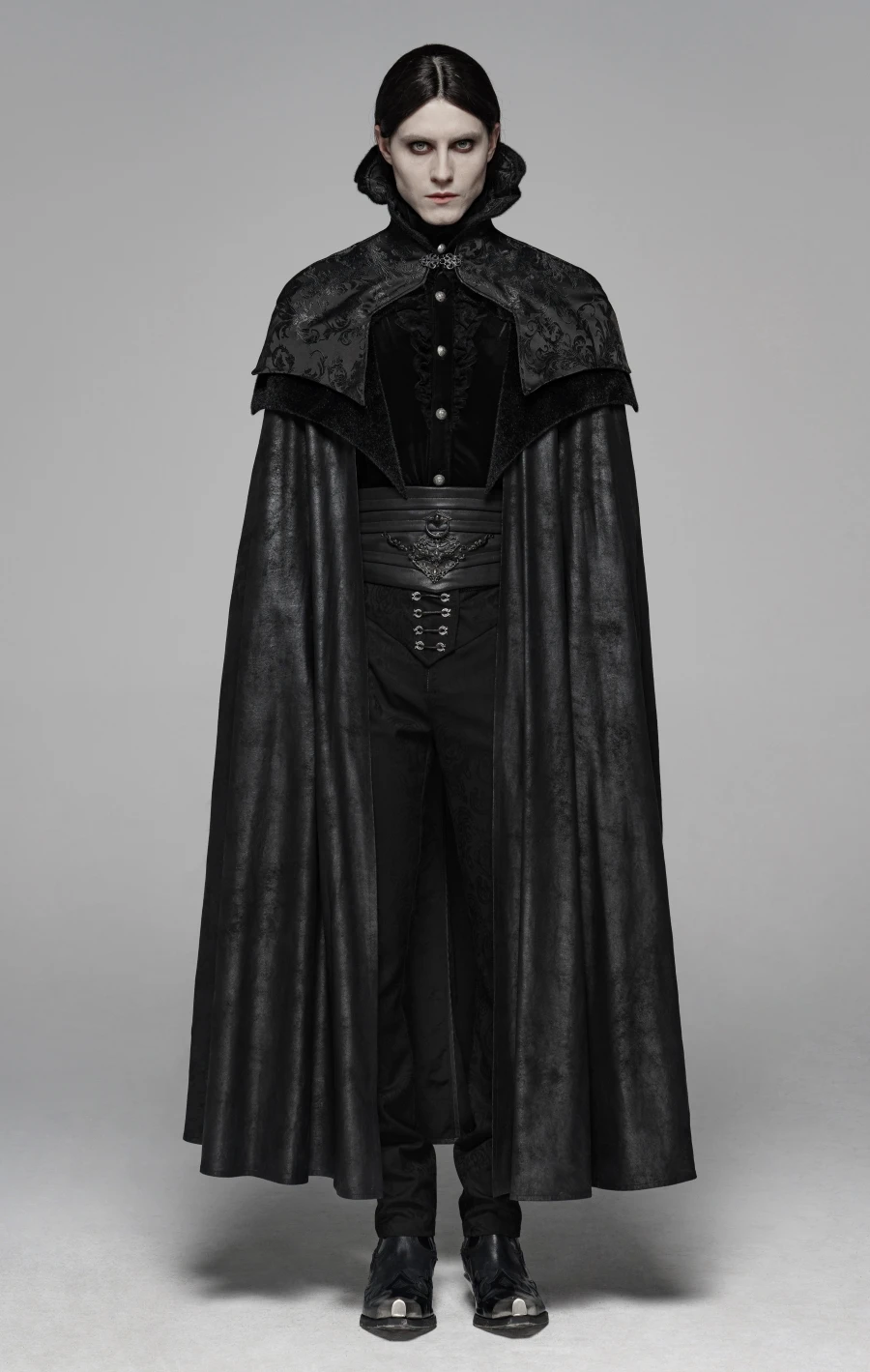 Cape Gothique Homme PUNK RAVE 'prince Haggar' 3 Cape Gothique Homme PUNK RAVE 'prince Haggar'