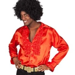 Boland Chemise Disco Rouge Homme