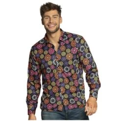 Boland Chemise Flower Power Hippie Homme