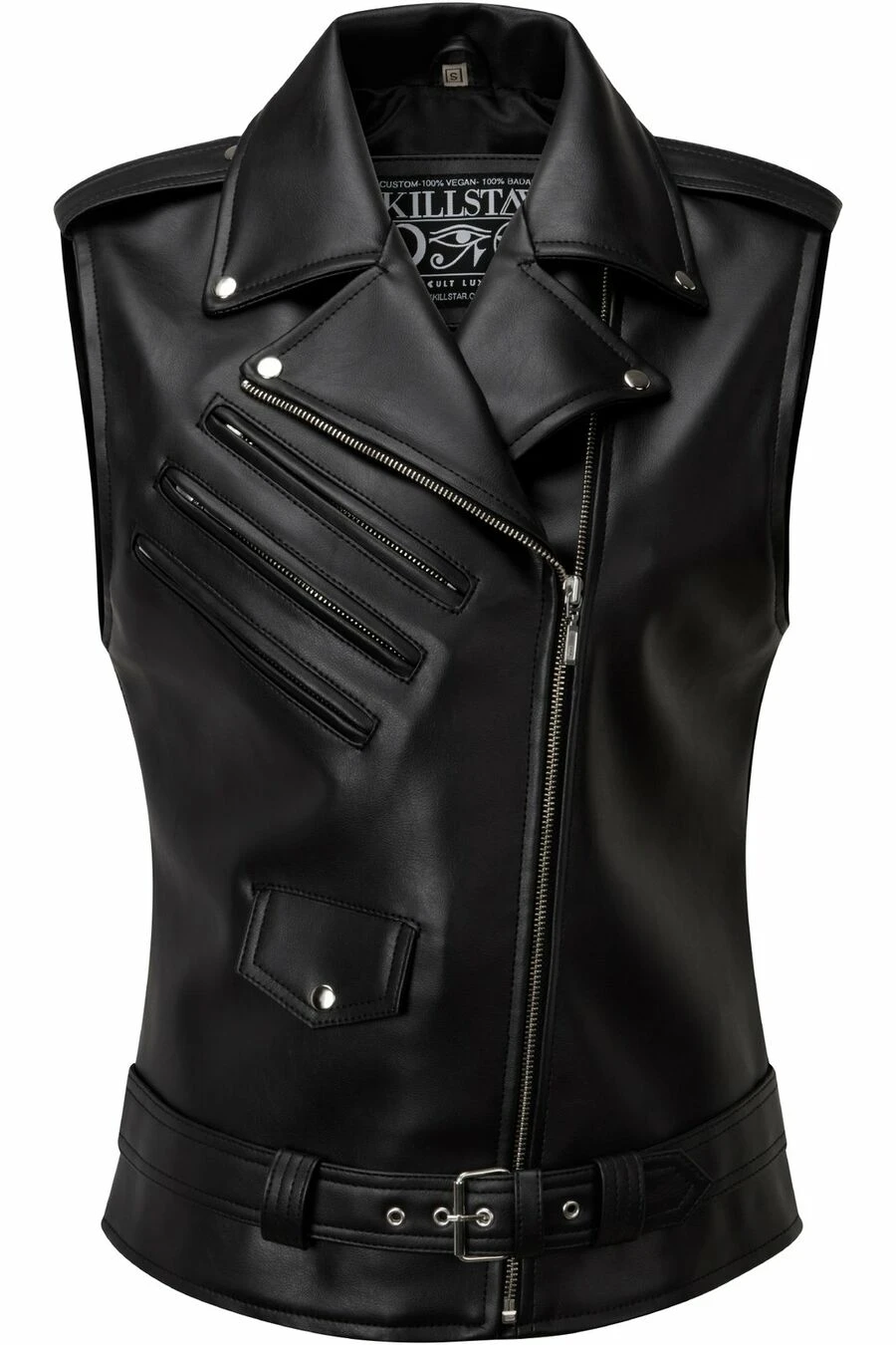 Perfecto Sans Manches KILLSTAR En Cuir Vegan 3 Perfecto Sans Manches KILLSTAR En Cuir Vegan