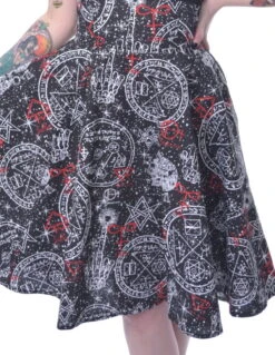 Robe Gothique HEARTLESS 'craft' -Cosplay craft dress black white heartless 11 900