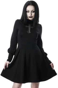 Robe Manches Longues KILLSTAR 'crossed Out'
