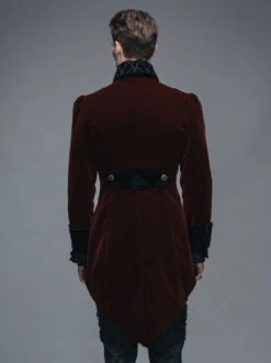 Veste Gothique Bordeaux Homme DEVIL FASHION -Cosplay ct02202 2