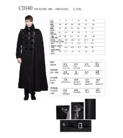 Manteau Gothique Homme 'prince Of Darkness' -Cosplay ct040