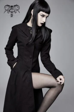 Long Manteau DEVIL FASHION 'black Sirena' -Cosplay ct12610 900