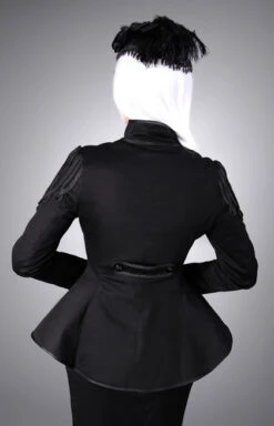 Veste Gothique Femme RESTYLE Type Militaire -Cosplay czarny3