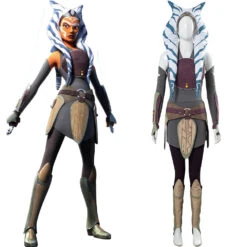 Star Wars Rebels Ahsoka Tano Jupe Tenue Halloween Carnaval Cosplay Costume