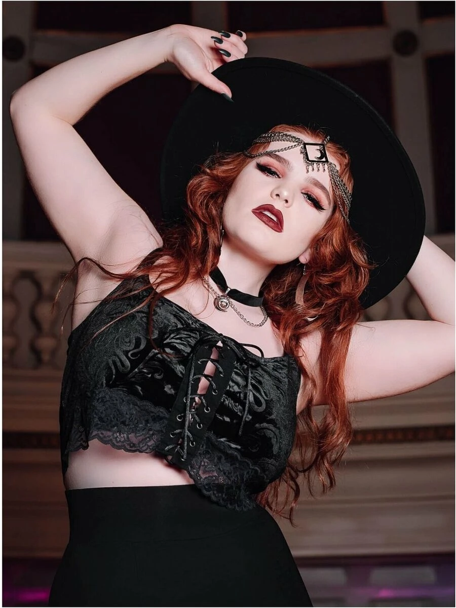 Top KILLSTAR 'dark Dahlia' 6 Top KILLSTAR 'dark Dahlia' – Image 4