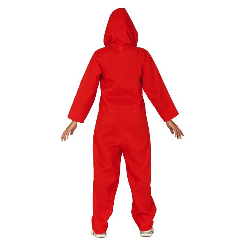 Déguisement Braqueur Rouge Femme 4 Déguisement Braqueur Rouge Femme – Image 2