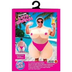 Déguisement Bimbo Lolos Gonflable Adulte 7 Déguisement Bimbo Lolos Gonflable Adulte -Cosplay deguisement adulte gonflable 2
