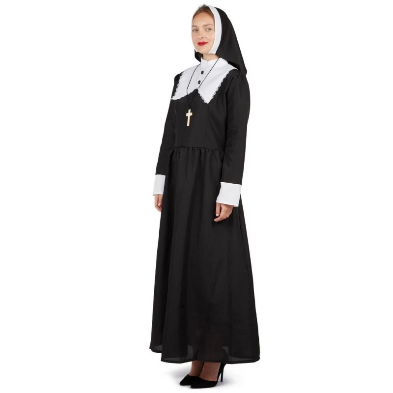 Déguisement Bonne Soeur Luxe Femme 4 Déguisement Bonne Soeur Luxe Femme – Image 2