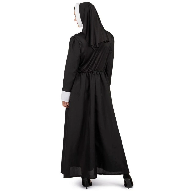 Déguisement Bonne Soeur Luxe Femme 5 Déguisement Bonne Soeur Luxe Femme – Image 3