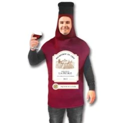 Déguisement Bouteille De Vin Adulte