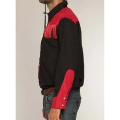 Boland Déguisement Chemise Cowboy Noir/Rouge Homme -Cosplay deguisement chemise cowboy noirrouge homme 2