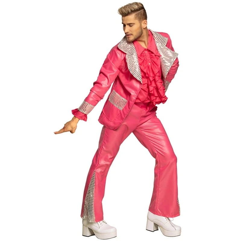 Boland Déguisement Disco Rose Homme 3 Boland Déguisement Disco Rose Homme