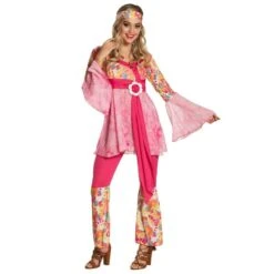 Boland Déguisement Hippie Rose Femme