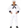 Déguisement Marin Blanc Homme -Cosplay deguisement marin blanc homme
