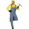 Déguisement Minion Mineur Adulte -Cosplay deguisement minion mineur adulte
