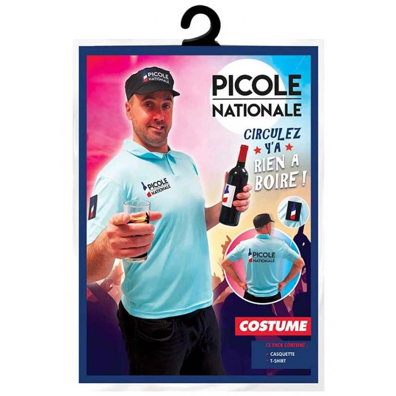 Déguisement Picole Nationale Humoristique Adulte 4 Déguisement Picole Nationale Humoristique Adulte – Image 2