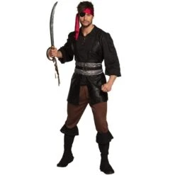 Boland Déguisement Pirate Noir Homme