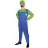 Déguisement Plombier Vert Homme -Cosplay deguisement plombier vert homme