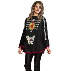 Boland Déguisement Poncho Dia De Los Muertos Femme