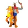Déguisement Porte-Moi Cheval Cowboy Gonflable Adulte 2 Déguisement Porte-Moi Cheval Cowboy Gonflable Adulte -Cosplay deguisement porte moi cheval cowboy gonflable adulte