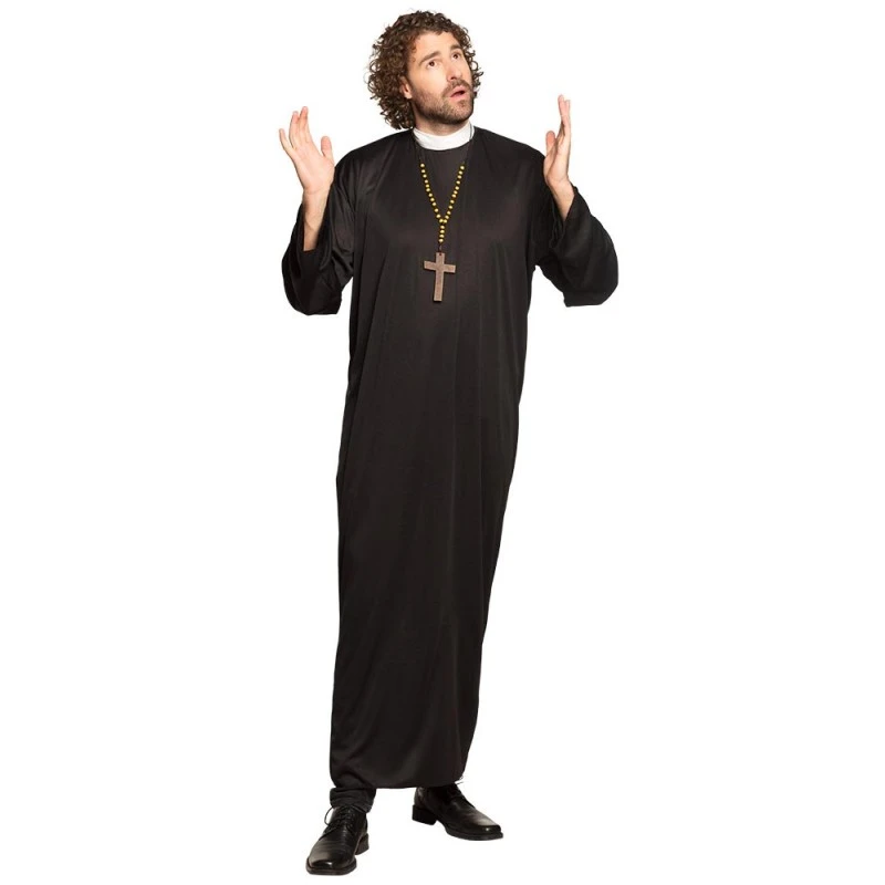 Boland Déguisement Prêtre Religieux Homme 3 Boland Déguisement Prêtre Religieux Homme