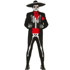 Déguisement Squelette Dia De Los Muertos Homme
