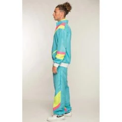 Boland Déguisement Survêtement Années 80 Bleu Homme -Cosplay deguisement survetement annees 80 bleu homme 2