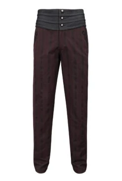 Pantalon Victorien Bordeaux DEVIL FASHION 'Modares' -Cosplay dsc01789 900